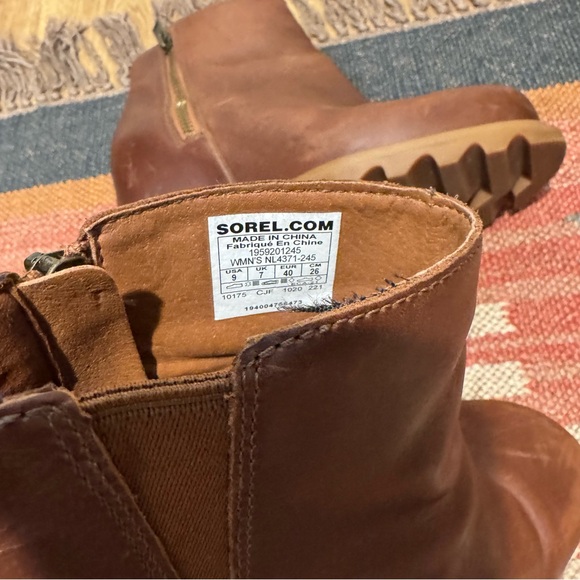 Sorel Joan of Arc Zip Booties Leather - Picture 7 of 9